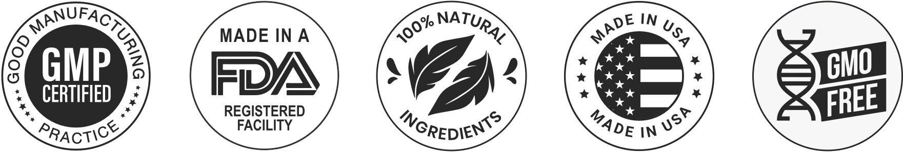FemiCore Quality, Safety, and Purity Certified Seals