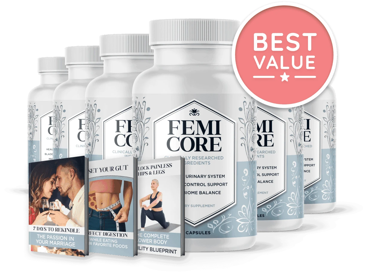 FemiCore 6-Month Supply Best Value Package - Special FemiCore Sale